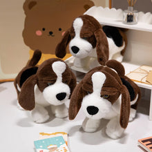 Load image into Gallery viewer, Chocolate and White Beagle Plush Toy - Long Eared Sweetheart-11