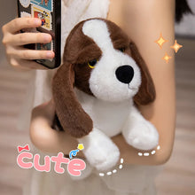 Load image into Gallery viewer, Chocolate and White Beagle Plush Toy - Long Eared Sweetheart-2