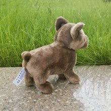 Load image into Gallery viewer, Chocolate Brown / Taupe French Bulldog Stuffed Animal Plush Toy-11