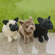 Load image into Gallery viewer, Chocolate Brown / Taupe French Bulldog Stuffed Animal Plush Toy-6