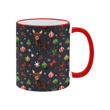Load image into Gallery viewer, Chocolate Chihuahuas Christmas Charm Coffee Mug-5