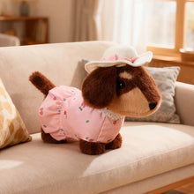 Load image into Gallery viewer, Chocolate Dachshund Plush Toys - Squee-Worthy Chocolate Dachshunds-Pink-35cm-29