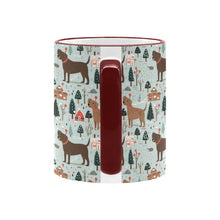 Load image into Gallery viewer, Chocolate Lab&#39;s Charming Christmas Coffee Mug-6