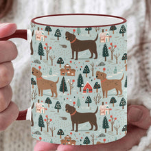 Load image into Gallery viewer, Chocolate Lab&#39;s Charming Christmas Coffee Mug-White3-ONE SIZE-1