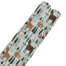 Load image into Gallery viewer, Chocolate Lab&#39;s Charming Christmas Gift Wrapping Paper - 2 Rolls-Christmas Ornament-Chocolate Labrador,Christmas,Wrapping Paper-Chocolate Labrador-ONE SIZE-5
