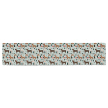 Load image into Gallery viewer, Chocolate Lab&#39;s Charming Christmas Table Runner-Home Decor-Chocolate Labrador, Christmas, Home Decor-ONE SIZE-2