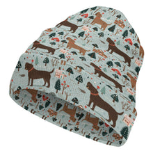 Load image into Gallery viewer, Chocolate Lab&#39;s Charming Warm Christmas Beanie-Accessories-Accessories, Chocolate Labrador, Christmas, Dog Mom Gifts, Hats-ONE SIZE-4