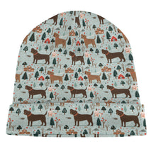 Load image into Gallery viewer, Chocolate Lab&#39;s Charming Warm Christmas Beanie-Accessories-Accessories, Chocolate Labrador, Christmas, Dog Mom Gifts, Hats-ONE SIZE-5