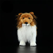 Load image into Gallery viewer, Chocolate Red Border Collie Stuffed Animal Plush Toy-4