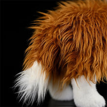 Load image into Gallery viewer, Chocolate Red Border Collie Stuffed Animal Plush Toy-6
