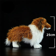 Load image into Gallery viewer, Chocolate Red Border Collie Stuffed Animal Plush Toy-sheltie-CHINA-1