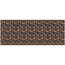 Load image into Gallery viewer, Chocolate-Tan Dachshund Winter Wonderland Christmas Gift Wrapping Paper - 2 Rolls-Christmas Ornament-Christmas,Dachshund,Wrapping Paper-3