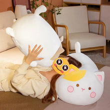 Load image into Gallery viewer, Chonky Fat Cat Plush Toy - Suspicious Calico Cat-6