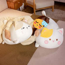 Load image into Gallery viewer, Chonky Fat Cat Plush Toy - Suspicious Calico Cat-7