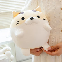 Load image into Gallery viewer, Chonky Fat Cream Striped Tabby Cat Soft Plush Toy-9