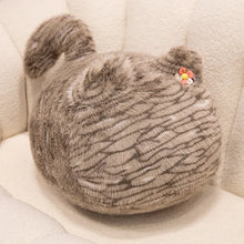 Load image into Gallery viewer, Chonky Fat Tabby Cat Shaped Plush Toy Pillows-Brown-30cm-6