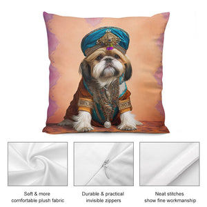 Chota Sher Shih Tzu Plush Pillow Case-Cushion Cover-Dog Dad Gifts, Dog Mom Gifts, Home Decor, Pillows, Shih Tzu-3
