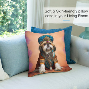 Chota Sher Shih Tzu Plush Pillow Case-Cushion Cover-Dog Dad Gifts, Dog Mom Gifts, Home Decor, Pillows, Shih Tzu-4