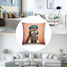 Load image into Gallery viewer, Chota Sher Shih Tzu Plush Pillow Case-Cushion Cover-Dog Dad Gifts, Dog Mom Gifts, Home Decor, Pillows, Shih Tzu-6