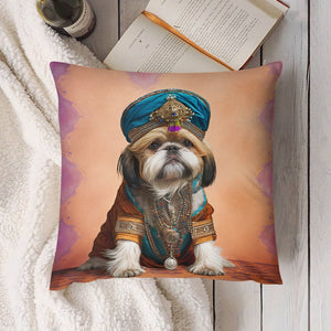 Chota Sher Shih Tzu Plush Pillow Case-Cushion Cover-Dog Dad Gifts, Dog Mom Gifts, Home Decor, Pillows, Shih Tzu-8