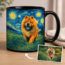 Load image into Gallery viewer, Personalized Starry Night Artwork Chow Chow Coffee Mug-Mug-Chow Chow,Dog Dad Gifts,Dog Memorial Gifts,Dog Mom Gifts,Mugs,Personalize Artwork-10