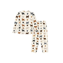 Load image into Gallery viewer, Chow Chow Pajamas for Women - XL Available - Chow Chows of Every Color-Pajamas-Apparel,Boxer,Chow Chow,Dog Mom Gifts,Pajamas-10