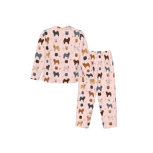 Load image into Gallery viewer, Chow Chow Pajamas for Women - XL Available - Chow Chows of Every Color-Pajamas-Apparel,Boxer,Chow Chow,Dog Mom Gifts,Pajamas-8