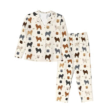 Load image into Gallery viewer, Chow Chow Pajamas for Women - XL Available - Chow Chows of Every Color-Pajamas-Apparel,Boxer,Chow Chow,Dog Mom Gifts,Pajamas-9
