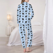 Load image into Gallery viewer, Chow Chow Pajamas for Women - XL Available - Yes I Love Black Chow Chows-Pajamas-Apparel,Boxer,Chow Chow,Dog Mom Gifts,Pajamas-5