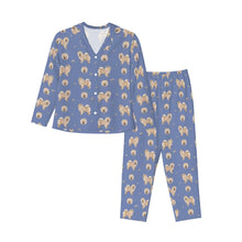 Load image into Gallery viewer, Chow Chow Pajamas for Women - XL Available - Yes I Love Cream Chow Chows-Pajamas-Apparel,Boxer,Chow Chow,Dog Mom Gifts,Pajamas-11