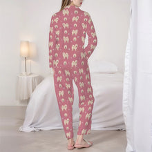 Load image into Gallery viewer, Chow Chow Pajamas for Women - XL Available - Yes I Love Cream Chow Chows-Pajamas-Apparel,Boxer,Chow Chow,Dog Mom Gifts,Pajamas-5