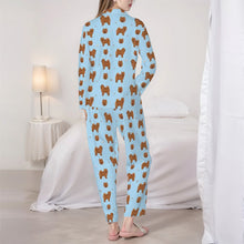 Load image into Gallery viewer, Chow Chow Pajamas for Women - XL Available - Yes I Love Red Chow Chows-Pajamas-Apparel,Boxer,Chow Chow,Dog Mom Gifts,Pajamas-6