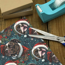 Load image into Gallery viewer, Christmas Canopy Boxer Gift Wrapping Paper - 2 Rolls-Christmas Ornament-Boxer,Christmas,Wrapping Paper-2