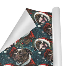 Load image into Gallery viewer, Christmas Canopy Boxer Gift Wrapping Paper - 2 Rolls-Christmas Ornament-Boxer,Christmas,Wrapping Paper-4