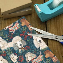 Load image into Gallery viewer, Christmas Canopy Poodle Paradise Gift Wrapping Paper - 2 Rolls-Christmas Ornament-Christmas,Poodle,Wrapping Paper-2