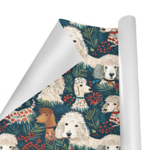 Load image into Gallery viewer, Christmas Canopy Poodle Paradise Gift Wrapping Paper - 2 Rolls-Christmas Ornament-Christmas,Poodle,Wrapping Paper-4