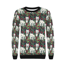 Load image into Gallery viewer, Christmas Canopy Westie&#39;s Sweatshirt for Women-Apparel-Apparel, Christmas, Dog Mom Gifts, Sweatshirt, West Highland Terrier-3