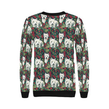 Load image into Gallery viewer, Christmas Canopy Westie&#39;s Sweatshirt for Women-Apparel-Apparel, Christmas, Dog Mom Gifts, Sweatshirt, West Highland Terrier-4