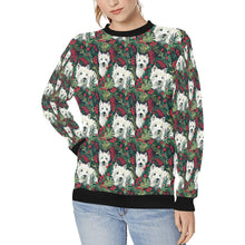 Load image into Gallery viewer, Christmas Canopy Westie&#39;s Sweatshirt for Women-Apparel-Apparel, Christmas, Dog Mom Gifts, Sweatshirt, West Highland Terrier-S-1