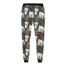 Load image into Gallery viewer, Christmas Canopy Westie&#39;s Unisex Sweatpants-Apparel-Apparel, Christmas, Dog Dad Gifts, Dog Mom Gifts, Pajamas, West Highland Terrier-5