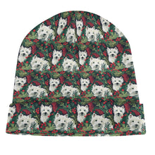Load image into Gallery viewer, Christmas Canopy Westie&#39;s Warm Christmas Beanie-Accessories-Accessories, Christmas, Dog Mom Gifts, Hats, West Highland Terrier-ONE SIZE-5