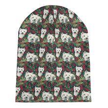 Load image into Gallery viewer, Christmas Canopy Westie&#39;s Warm Christmas Beanie-Accessories-Accessories, Christmas, Dog Mom Gifts, Hats, West Highland Terrier-ONE SIZE-7
