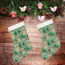 Load image into Gallery viewer, Christmas Carousel Cocker Spaniels Christmas Stocking-Christmas Ornament-Christmas, Cocker Spaniel, Home Decor-26X42CM-White-2