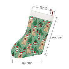 Load image into Gallery viewer, Christmas Carousel Cocker Spaniels Christmas Stocking-Christmas Ornament-Christmas, Cocker Spaniel, Home Decor-26X42CM-White-4
