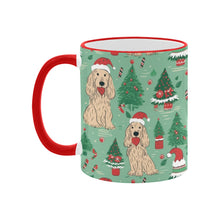Load image into Gallery viewer, Christmas Carousel Cocker Spaniels Coffee Mug-4