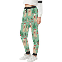 Load image into Gallery viewer, Christmas Carousel Cocker Spaniels Unisex Sweatpants-Apparel-Apparel, Christmas, Cocker Spaniel, Dog Dad Gifts, Dog Mom Gifts, Pajamas-2