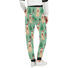 Load image into Gallery viewer, Christmas Carousel Cocker Spaniels Unisex Sweatpants-Apparel-Apparel, Christmas, Cocker Spaniel, Dog Dad Gifts, Dog Mom Gifts, Pajamas-3