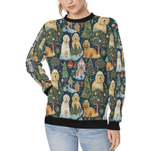 Load image into Gallery viewer, Christmas Cheer Goldendoodles Sweatshirt for Women-Apparel-Apparel, Christmas, Dog Mom Gifts, Goldendoodle, Sweatshirt-S-1