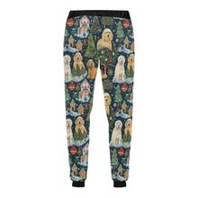 Load image into Gallery viewer, Christmas Cheer Goldendoodles Unisex Sweatpants-Apparel-Apparel, Christmas, Dog Dad Gifts, Dog Mom Gifts, Goldendoodle, Pajamas-5