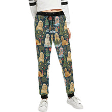 Load image into Gallery viewer, Christmas Cheer Goldendoodles Unisex Sweatpants-Apparel-Apparel, Christmas, Dog Dad Gifts, Dog Mom Gifts, Goldendoodle, Pajamas-XS-1